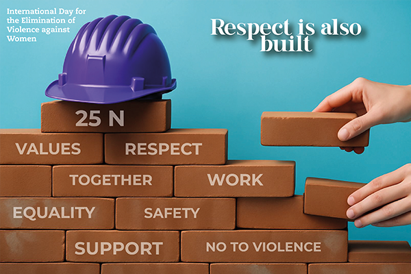 FCC Concessions launches the campaign ‘Respect is also built’ on the occasion of the International Day for the Elimination of Violence against Women